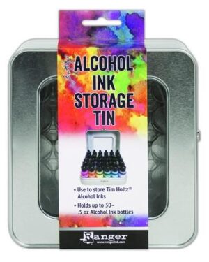 Alcohol ink storage tin