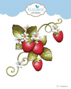 Elizabeth Craft Designs -The Paper Flower Collection – Strawberries