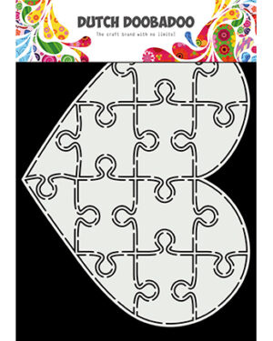DDBD Card Art Puzzel hart
