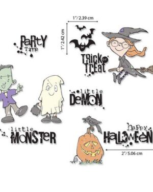 Sizzix Clear Stamps – Fright Night! by Pete Hughes 664476 Pete Hughes