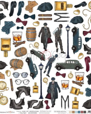 Craft o Clock – Age of Gentleman – A SHEET OF EXTRAS TO CUT
