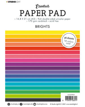 SL-ES-PP04 – SL Paper Pad Double sided Unicolor Brights Essentials nr.4