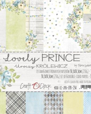 Craft O’ Clock – Lovely Prince – Paperpad 30.5 x 30.5 cm