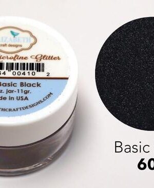 Elizabeth Craft Design – Silk Microfine Glitter – Basic Black 601