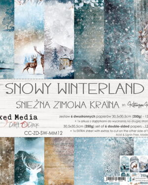 SNOWY WINTERLAND – A SET OF PAPERS 30,5X30,5CM
