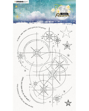SL-MFL-STAMP137 – SL Clear Stamp If kisses were stars Moon Flower Collection nr.137