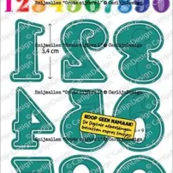 Carlijn Design - Grote Cijfers L - CDSN-0371